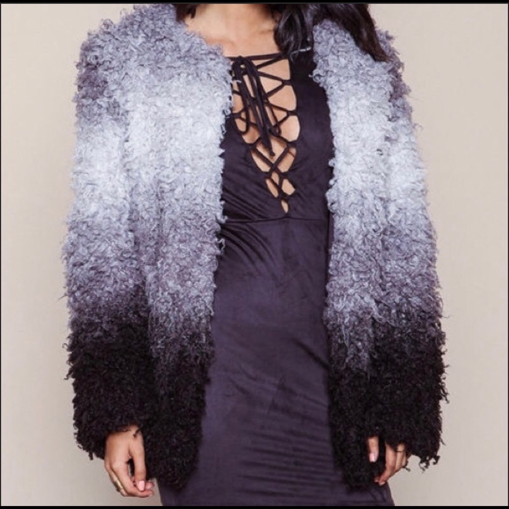 Teddy Bear Ombré jacket